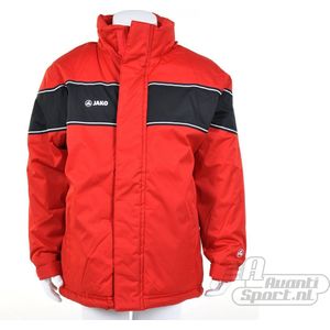 Jako - Coach Jacket Player Junior - Kinder Coach Jassen - 128 - Rood/Zwart/Wit