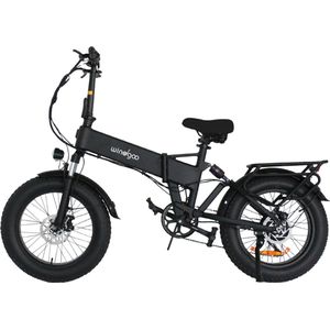 Windgoo F22 Pro Elektrische Vouwfiets – Fatbike – 20 Inch - 250W Motor - 7 Versnellingen - 70 km Actieradius - Mechanische Schijfremmen - Zwart