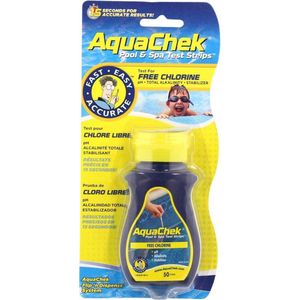 Aquacheck Test strips Meet chloor, pH, alkaliniteit en stabilizer - 50 stuks per verpakking