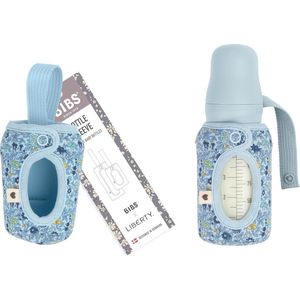 Bastix - babyflessenhoes klein 110 ml - neopreen beschermhoes voor flessen - Liberty Print Design, Small, Charmomile Lawn Baby Blue