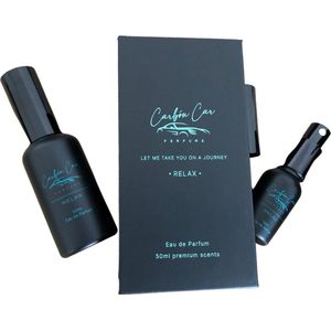 Carbón Car Perfume RELAX (50ml) - autoparfum op basis van geurwetenschap - ONTSPANNING & RUST -  autoparfum - geurverfrisser