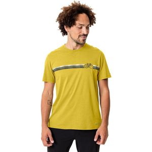 Vaude Bike Cyclist V T-shirt Met Korte Mouwen Geel XL Man