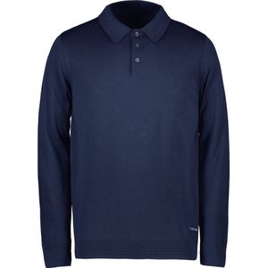 Cars Jeans CYRO Polo LS Heren Top - Navy - Maat S