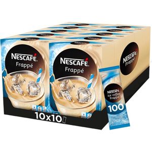 Nescafé Frappé oploskoffie - 10 doosjes à 10 zakjes