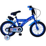 Disney Stitch Kinderfiets - Jongens - 14 inch - Blauw - Twee handremmen