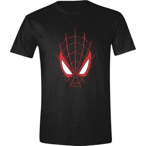 PCMerch SpiderMan - Face Heren Tshirt - XL - Zwart