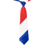 Stropdas vlag Nederland kleuren - Holland fans/supporters verkleedkleding