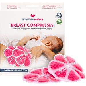Wondermom Breastcompress - hot/cold - 2 stuks - stuwing - postpartum -borstoperatie