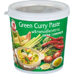 Cock Curry Paste Groen - 1 x 400g Kuipje