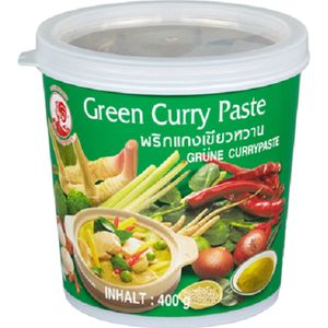 Cock Curry Paste Groen - 1 x 400g Kuipje