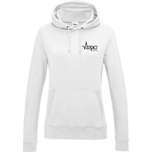 FitProWear  Hoodie Dames - Wit  - Maat L - Dames  - Trui - Slim Fit - Slim Fit Trui - Getailleerde trui - Trui getailleerd - Sporttrui - Sweater - Hoodie - Katoen / Polyester - Trui Capuchon - Sportkleding -