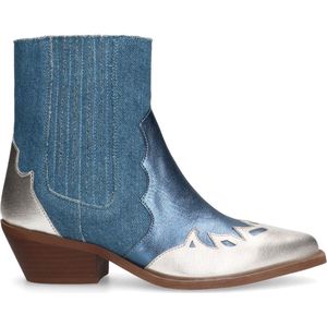 Sacha - Dames - Denim western enkellaarsjes - Maat 37