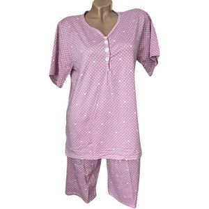 FINE WOMAN® Katoenen Capri Pyjama 2293 M paars