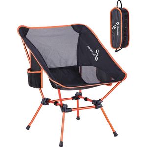 Lichtgewicht Opvouwbare Campingstoel - Compact en Draagbaar - Voor Buitenactiviteit