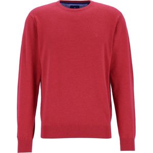 Redmond heren trui katoen - O-hals - rood - Maat: 6XL