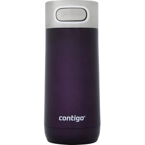 Contigo Luxe Autoseal thermosbeker, roestvrijstalen beker-to-go, isoleerfles, lekvrij, koffiebeker-to-go, vaatwasserbestendig, isoleerbeker met Easy-Clean-deksel, BPA-vrij, 360 ml | Merlot