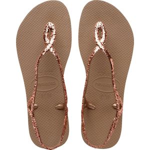 Havaianas Luna Premium Ii Dames Slippers - Rosé Goud - Maat 33/34