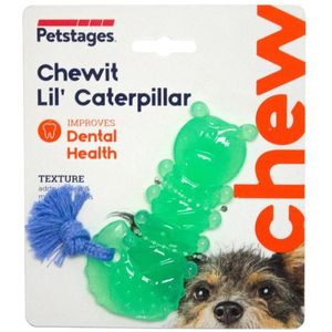 Petstages Dog Chewit Lil' Caterpillar Groen 16,5 x 14,0 x 1,5 cm