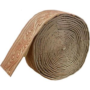 Sierlijsten zelfklevend brons - 10 m x 8 cm x 4 mm - Stuclijsten voor muur - Behangrand - Anti-botsing tegels border - Waterdicht - Wandrand voor lijnen plafonds hoeken