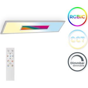 B.K.Licht - CCT LED Plafondlamp Magic met RGB - dimbaar - met afstandsbediening - 35.5W - 3.400Lm - 119.5cm