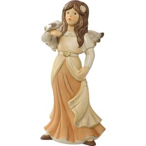 Goebel - Kerst | Decoratief beeld / figuur Engel Hemelse Boodschapper | Aardewerk - 51cm