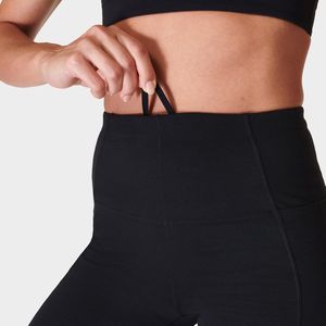 Sweaty Betty Super Soft Flare 32 Yoga Trousers ZWART - Maat XL