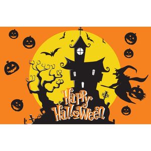 Vlag Halloween Moonlight 200x300