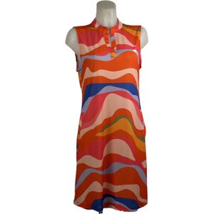 Angelle Milan – Travelkleding voor dames – Mouwloze Multirode Jurk – Ademend – Kreukherstellend – Duurzame jurk - In 5 maten - Maat M