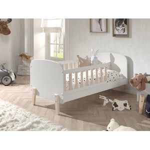 LUCEVI - Kiddy Peuter Bed - 148.2x77x68cm - Wit