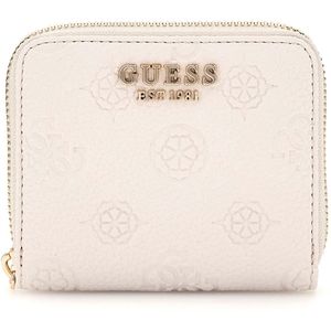 GUESS Portemonnee Cresidia SLG Zip Around Wallet Cream White Crème