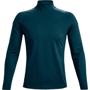 Under Armour ColdGear Rush Mock 1366059-413, Mannen, Groen, Shirt met lange mouwen, maat: XL