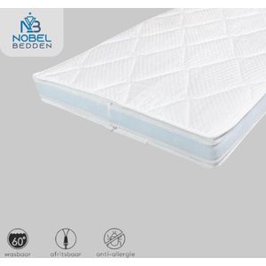 Topper 140X200X11 DELUXE 3D XXL Pure Koudschuim Topmatras - Bamboo Tijk Anti Bacterieel - Medium/stevig