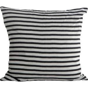 House Doctor - Stripe﻿ Pillowcases 50 x 50 cm - Black/White (AB1092/203531092)