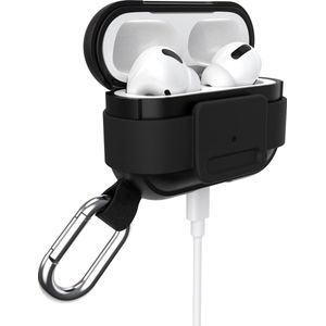 Speck Presidio Clickflip Hoesje Hoesje - Geschikt voor Apple AirPods Pro 1 - Gsm case - Zwart
