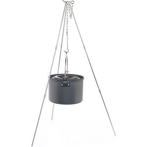 Statief voor grillaccessoires en kookgerei - Draagbaar aluminium camping statief voor buitengebruik