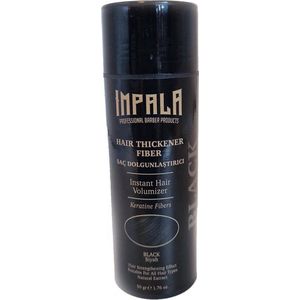 Impala Hair Thickener Fiber Black - Poeder - Zwart