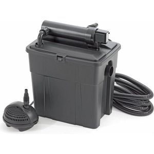 MultiClear Set 8000 - Complete set van filterpomp en doorstroomfilter - doorstroomfilterset vijverfilter met uvc lamp