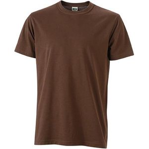 Fusible Systems - Heren James and Nicholson Workwear T-Shirt (Bruin)