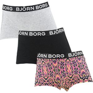 Björn Borg meisjes cotton stretch 3P mini boxershorts reflection multi - 134/140