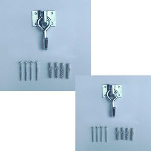 Hangmat muurhaak - set