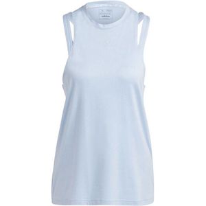 ADIDAS - tr-es 3bar tk - Training singlet dames - Blauw