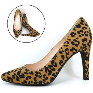 Stravers - Maat 42 Leopard pumps. Hakken maat 42 43 44 45 Animal Print