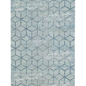 Ginore Vintage Geo Tapijten - Escher Washed Blue - 280 x 380 cm