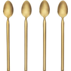 Broste Copenhagen - Dessertlepels 'Tvis' (Set van 4, Goud)