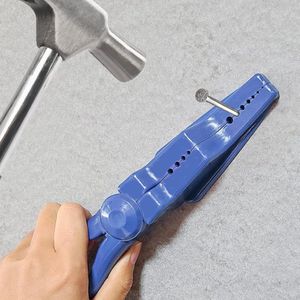 Nagelhouder ABS Vingerbeschermende Nagelgeleider - Ergonomisch Handvat - Voor Kleine Schroeven - Afwerking van Nagels - Hameren .