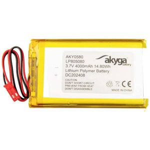 Akyga LP805080 Accupack Batterijgrootte: Speciaal LiPo 3.7 V 4000 mAh