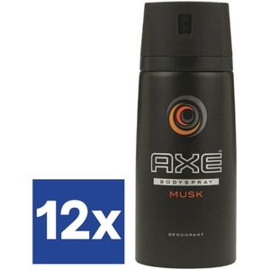Axe Musk For Men Deo Spray (Voordeelverpakking) - 12 x 150 ml