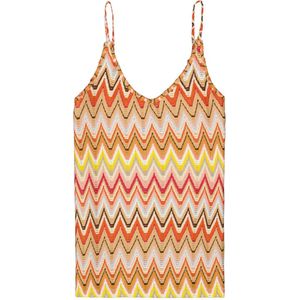 Garcia Top Top Met Patroon R40220 9434 Papaya Punch Dames Maat - L