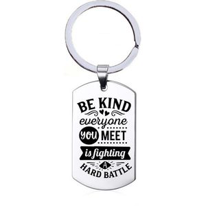 Sleutelhanger RVS - Be Kind