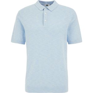 WE Fashion Heren fijngebreide polo